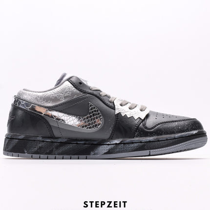 Air Jordan 1 Low GS”Light Smoke GreyBlack“