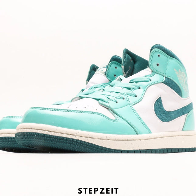 Air Jordan 1 Mid Bleached Turquoise