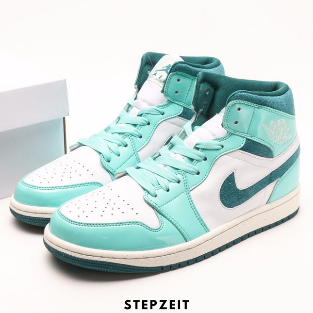 Air Jordan 1 Mid Bleached Turquoise