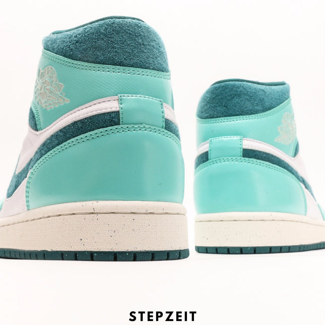 Air Jordan 1 Mid Bleached Turquoise